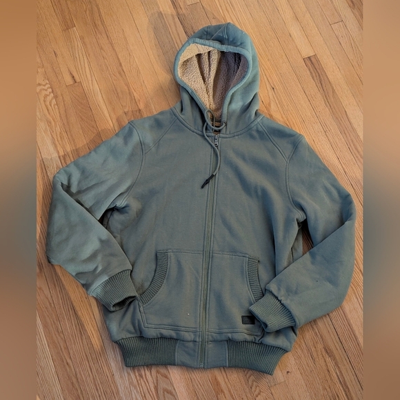 Buffalo David Bitton Tan Sherpa Jacket - Picture 1 of 5